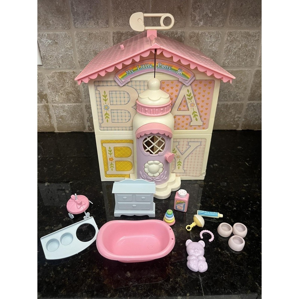 Vintage 1985 My Little Pony Lullaby Nursery House Plus Accessories *Not Complete